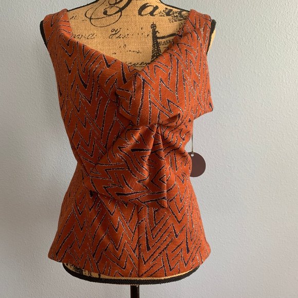 Anthropologie Tops - Anthropologie Eva Franco Sleeveless Chevron Top L